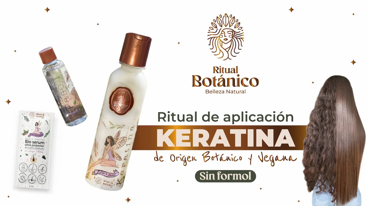 Tutorial Como Aplicar la Keratina Evolución Ritual Botánico - Método Flexible Paso a paso