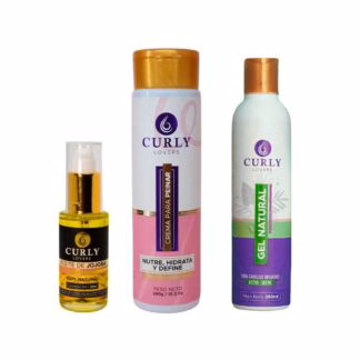 Kit Melena Definida Cabello Delgado Curly Lovers