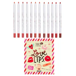 Kit-12-Delineadores-De+Labios-Love-Lips-Trendy