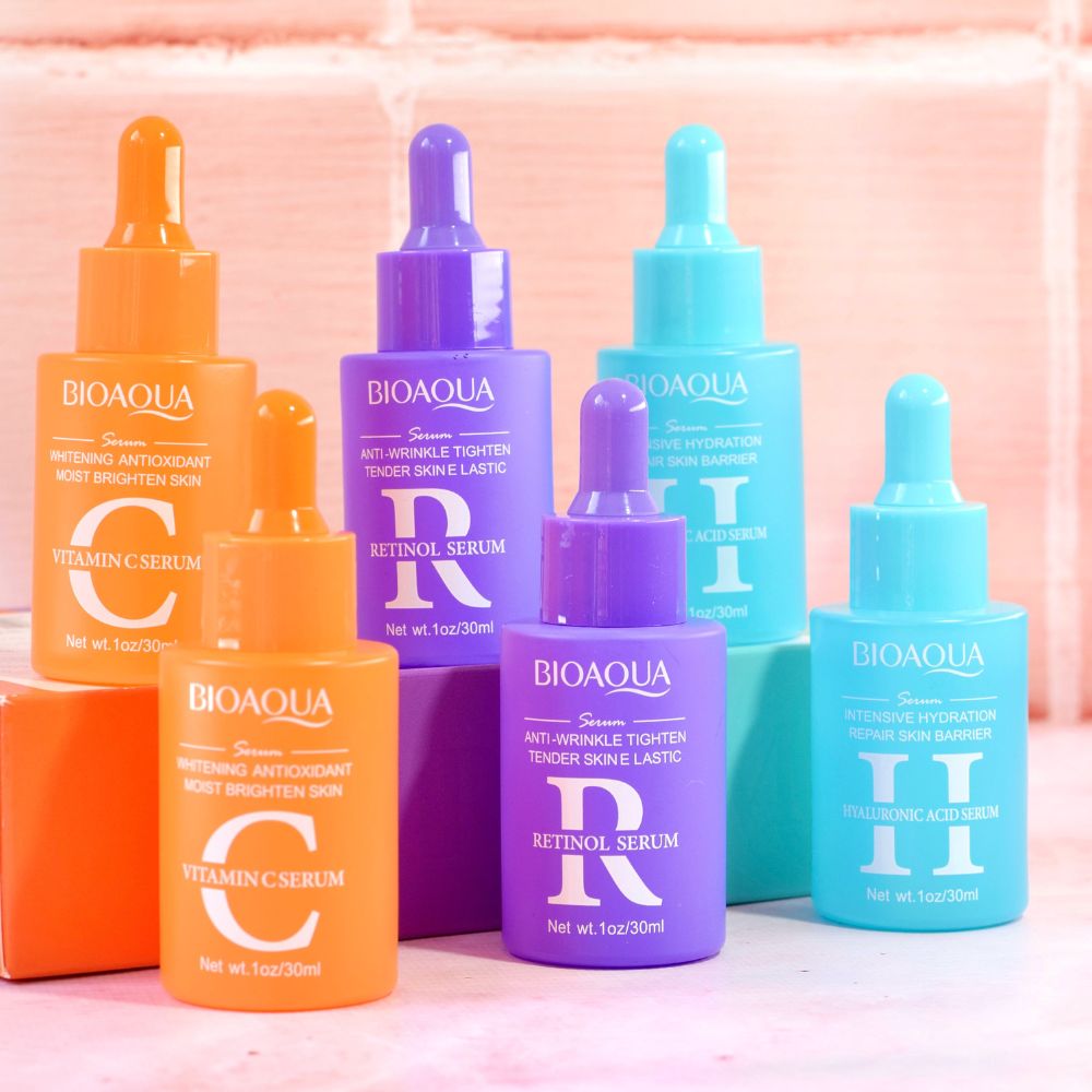Kit de Sueros Faciales X3 Bioaqua | Serum Combination Set
