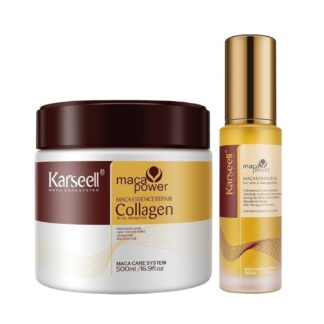 Kit-Capilar-Karseell-Mascarilla-con-Colágeno-Aceite-de-Argán-Reparación-Profunda-y-Brillo-Intenso