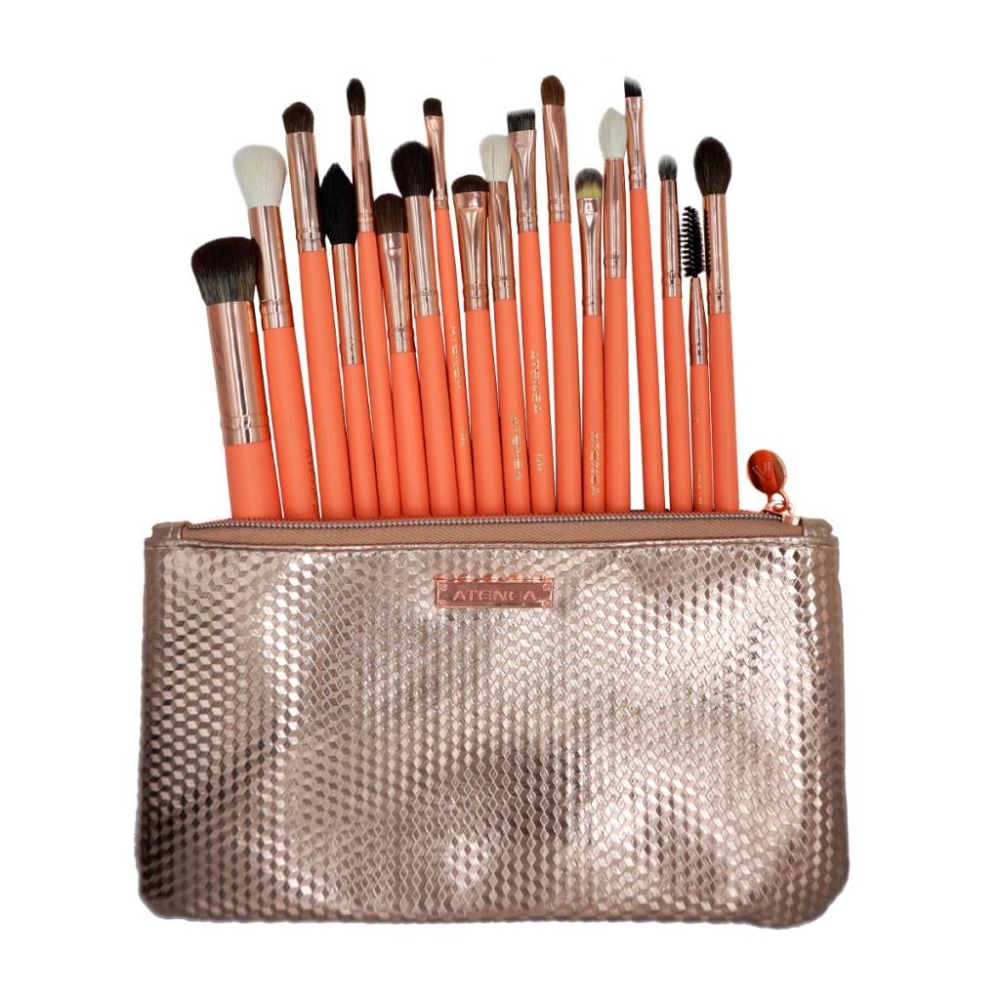 Kit De Brochas De Maquillaje Coral Life Atenea Ref. K12