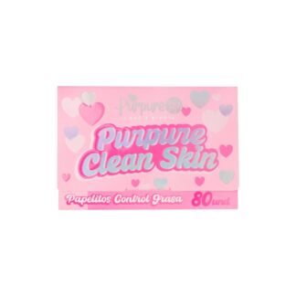 Papelitos Control Grasa Clean Skin Purpure