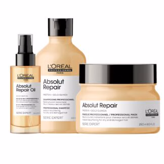 Kit Rutina Absolut Repair Reparación Intensiva Loreal Professionnel- 3 Productos
