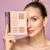 Paleta De Iluminadores, Contornos Y Rubores Glam Face Anyeluz