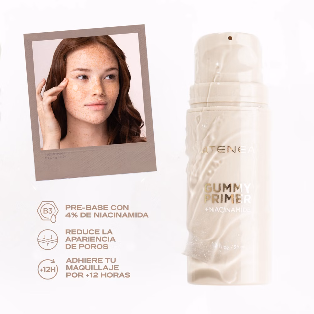 Gummy Primer Con 4% De Niacinamida Atenea