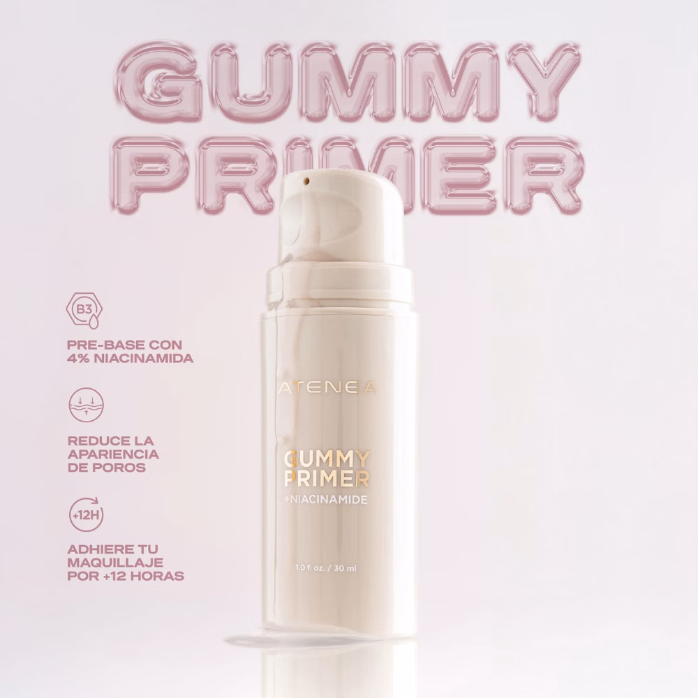 Gummy Primer Con 4% De Niacinamida Atenea