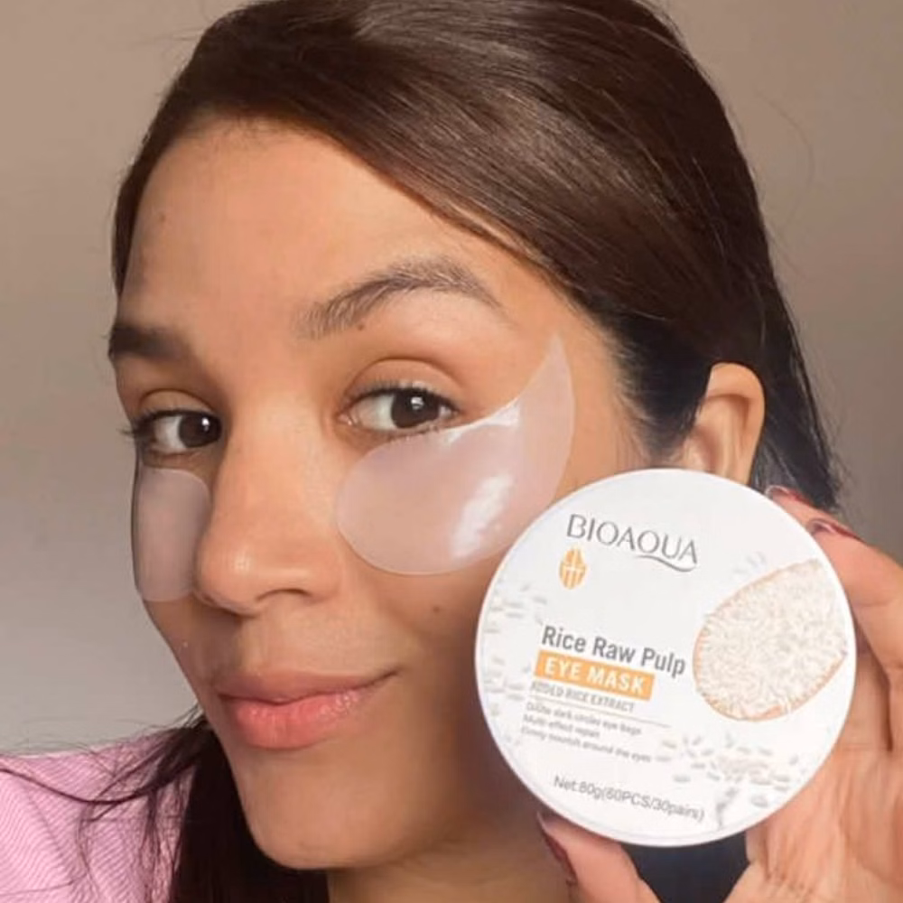 Parches Para Ojos Con Extracto de Arroz Bioaqua