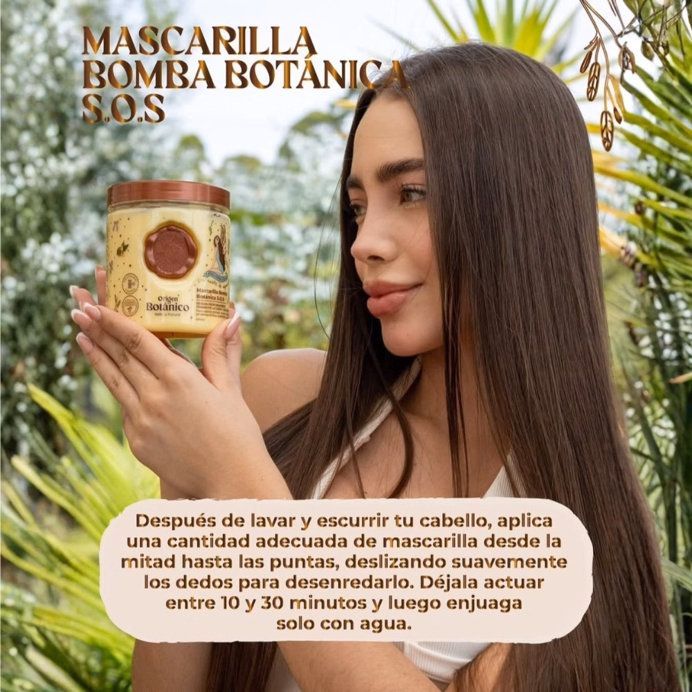 Mascarilla Bomba Botánica SOS Ritual Botánico