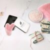 Gua Sha Facial De Cuarzo Rosa