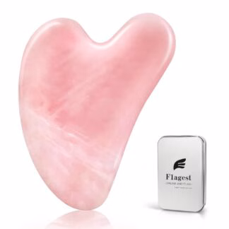 Gua Sha Facial De Cuarzo Rosa