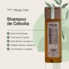 Shampoo de Cebolla y Jengibre para Crecimiento del Cabello Magic Hair