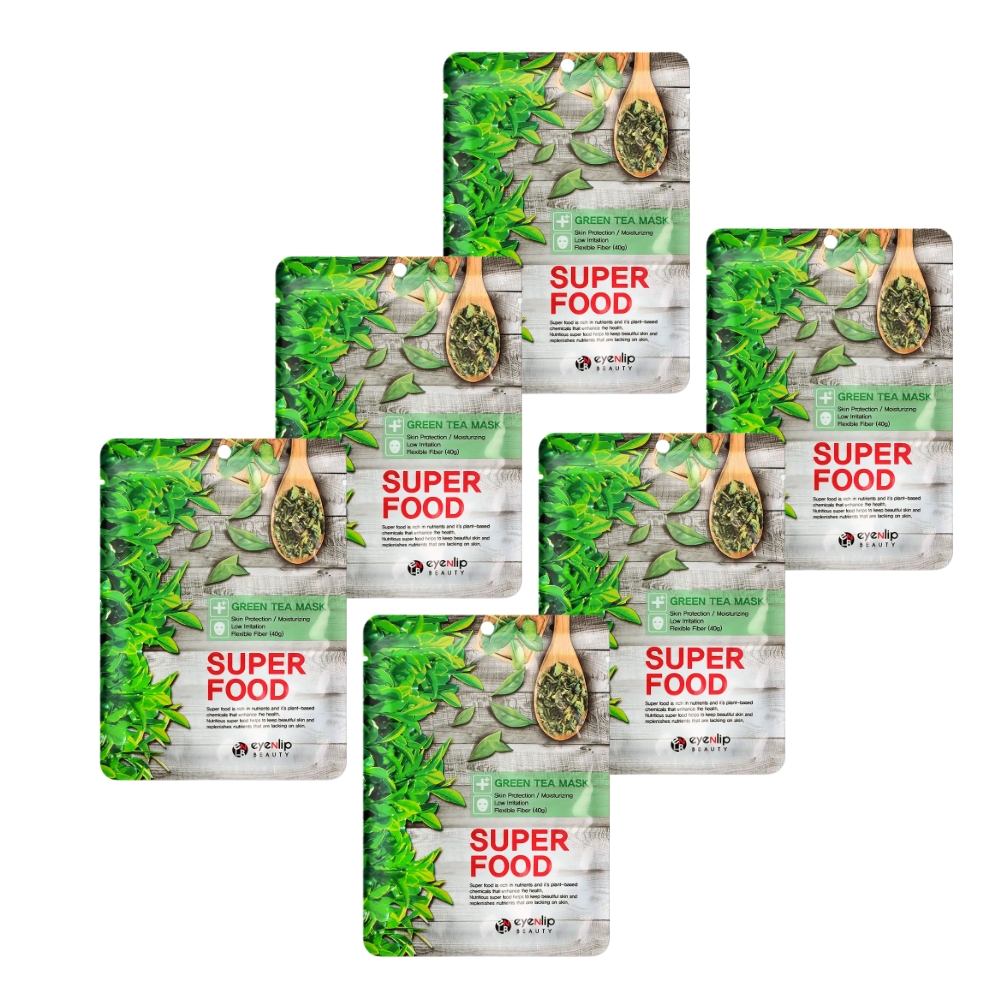 Kit X6 Eyenlip Super Food Green Tea Mask